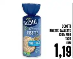 Al Discount Scotti risette gallette 100% riso offerta