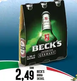Al Discount Beck's birra offerta