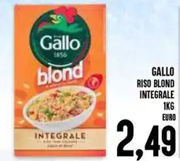 Al Discount Gallo riso blond integrale offerta