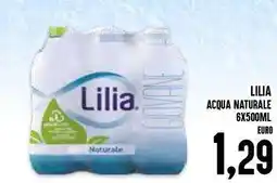 Al Discount Lilia acqua naturale offerta