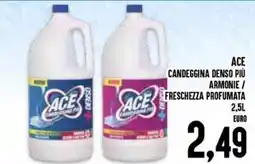 Al Discount Ace candeggina denso più armonie/ freschezza profumata offerta