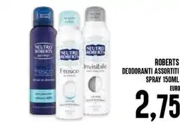 Al Discount Roberts deodoranti assortiti spray offerta
