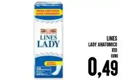 Al Discount Lines lady anatomico x10 offerta