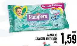Al Discount Pampers salviette baby fresh x50 offerta