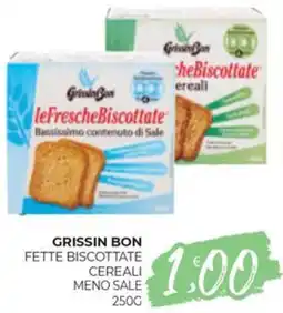 Eté Grissin bon fette biscottate cereali meno sale offerta