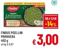 A&O Findus pisellini primavera offerta