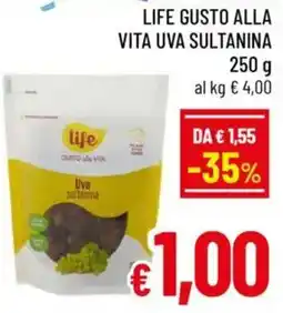A&O Life gusto alla vita uva sultanina offerta