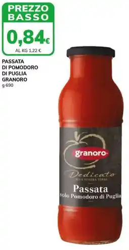 Basko Passata di pomodoro di puglia GRANORO offerta