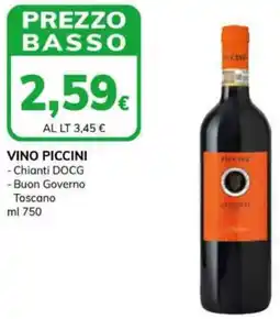 Basko VINO PICCINI -Chianti DOCG - Buon Governo Toscano offerta