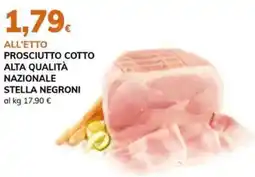 Basko Prosciutto cotto alta qualità nazionale stella negroni offerta
