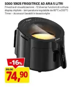 DPiù SOGO 10925 FRIGGITRICE AD ARIA offerta