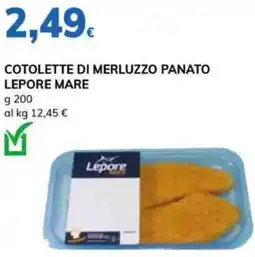 Basko Cotolette di merluzzo panato LEPORE MARE offerta