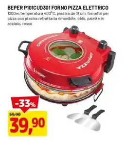 DPiù BEPER P101C UD301 FORNO PIZZA ELETTRICO offerta