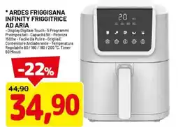 DPiù *ardes friggisana infinity friggitrice ad aria offerta