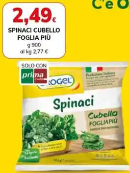 Basko Spinaci cubello foglia più offerta