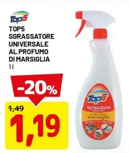 DPiù Top5 sgrassatore universale al profumo di marsiglia offerta