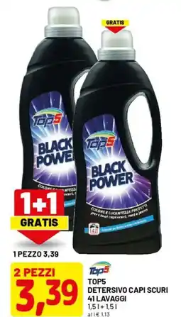 DPiù Top5 detersivo capi scuri offerta