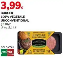 Basko Burger 100% vegetale unconventional offerta
