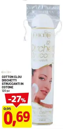 DPiù Cotton clou dischetti struccanti in cotone offerta