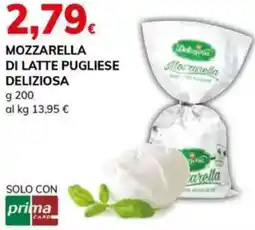 Basko Mozzarella di latte pugliese DELIZIOSA offerta
