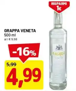 DPiù Grappa veneta offerta