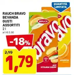 DPiù Rauch bravo bevanda offerta