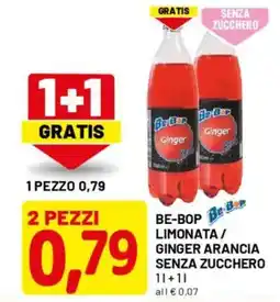 DPiù Be-bop limonata/ ginger arancia senza zucchero offerta