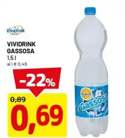 DPiù Vividrink gassosa offerta