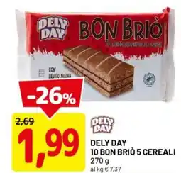 DPiù Dely day 10 bon brio 5 cereali offerta