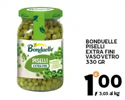 Extra Supermercati Bonduelle piselli extra fini vaso vetro offerta