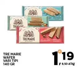 Extra Supermercati Tre marie wafer offerta