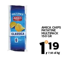 Extra Supermercati Amica chips patatine multipack offerta