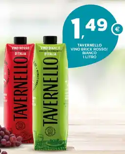 Extra Supermercati Tavernello vino brick rosso/ bianco offerta