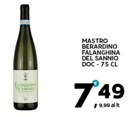 Extra Supermercati Mastro berardino falanghina del sannio doc offerta
