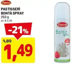 DPiù Pastisseri bontà spray offerta
