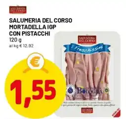 DPiù Salumeria del corso mortadella igp con pistacchi offerta