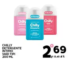 Extra Supermercati Chilly detergente intimo offerta