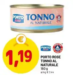 DPiù Porto rose tonno al naturale offerta