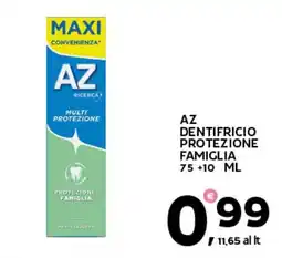Extra Supermercati Az dentifricio protezione famiglia offerta