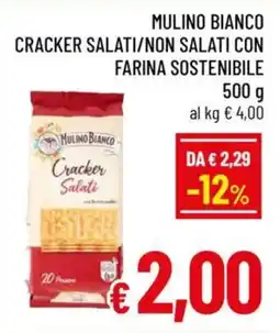 A&O Mulino bianco cracker salati/non salati con farina sostenibile offerta