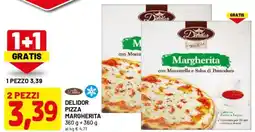 DPiù Delidor pizza margherita offerta