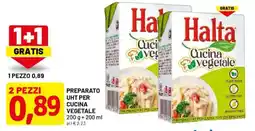 DPiù Preparato uht per cucina vegetale offerta