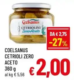 A&O Coelsanus cetrioli zero aceto offerta