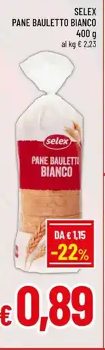 A&O Selex pane bauletto bianco offerta