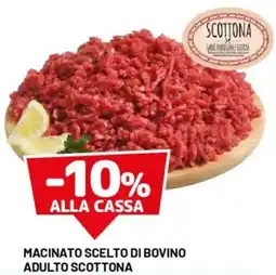 DPiù Macinato scelto di bovino adulto scottona offerta