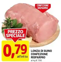 DPiù Lonza di suino confezione risparmio offerta