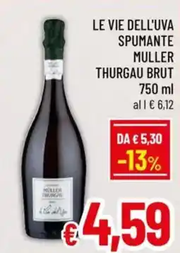 A&O Le vie dell'uva spumante muller thurgau brut offerta