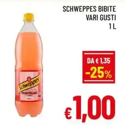 A&O Schweppes bibite offerta