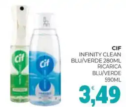 Eté Cif infinity clean blu/verde ricarica blu/verde offerta