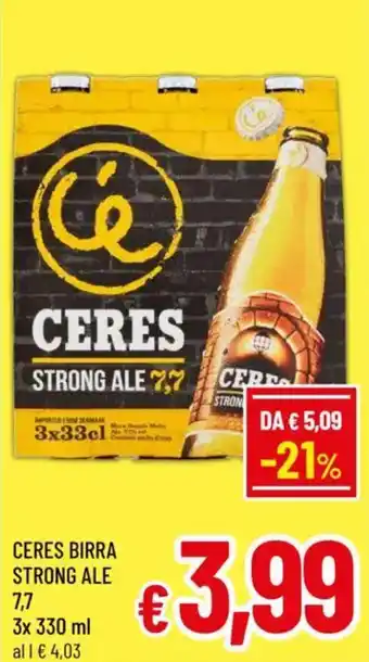 Ceres birra strong ale 7.7